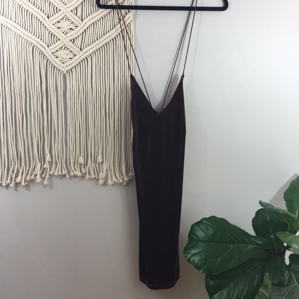 Simplee mini velvet dress size S